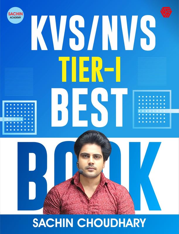 KVS | NVS |Tier-I Best Book | Sachin Academy